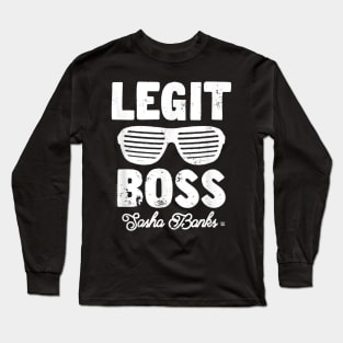 Sasha Banks Legit Boss Long Sleeve T-Shirt